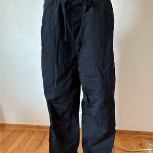 Free People Black Relaxed Fit Sweatpants